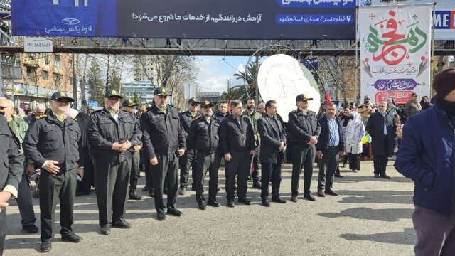 حضور پر شور  و شعور مردم دیار علویان در راهپیمایی ۲۲ بهمن