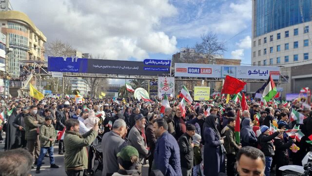 حضور پر شور  و شعور مردم دیار علویان در راهپیمایی ۲۲ بهمن