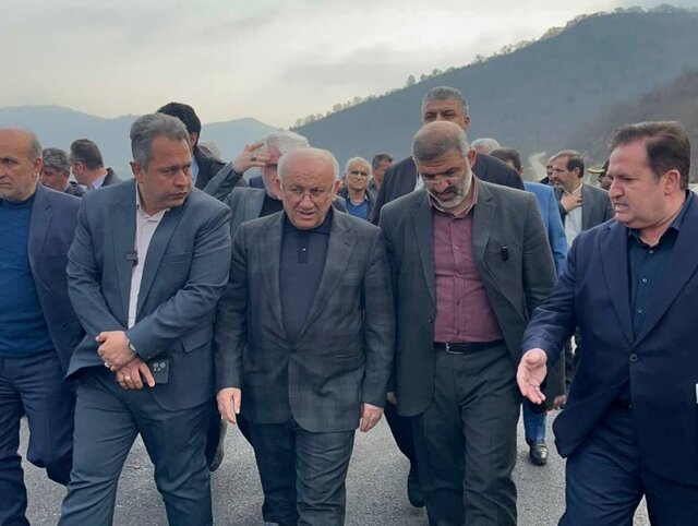 ۲.۹ کیلومتر از قطعه دوم جاده ساری-تاکام بازگشایی شد