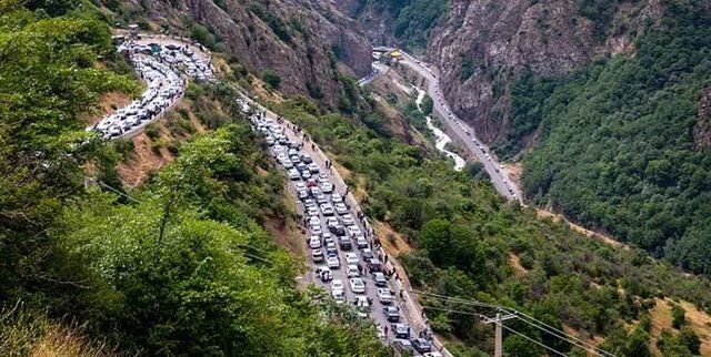 ترافیک سنگین در مسیرهای خروجی مازندران / احتمال یکطرفه شدن کندوان و هراز ترافیک سنگین در مسیرهای خروجی مازندران / احتمال یکطرفه شدن کندوان و هراز