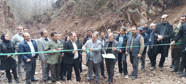 بهرهبرداری از پروژه آبخیزداری بند سنگی ملاتی دره میسر (دربند)