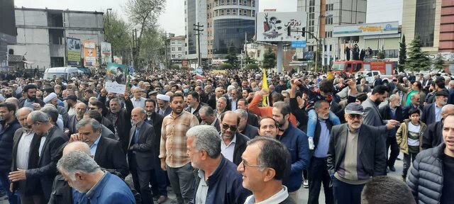 فریاد رهایی قدس مردم دیار پایتخت علویان