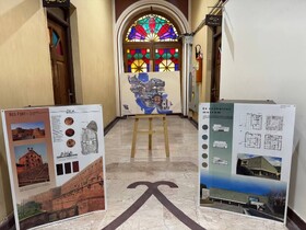 نمایش معماری بناهای تاریخی ایران و جهان در قاب هنرجویان آملی