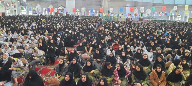 همایش بزرگ ۲هزار نفری دختران آملی، طلایه داران نسل فاطمی