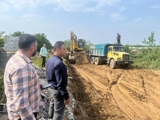 ۵۰ هزار متر مربع از بستر تصرف شده رودخانه تلار در بابلسر آزادسازی شد