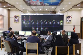 بازدید مشاور معاون رئیس جمهور از پیشرفته‌ترین مرکز کنترل و پایش شبکه فوق توزیع برق کشور