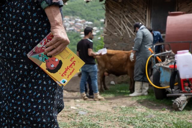 ۱۱ روستای منطقه اشکورات خدمات رایگان دامپزشکی دریافت کردند