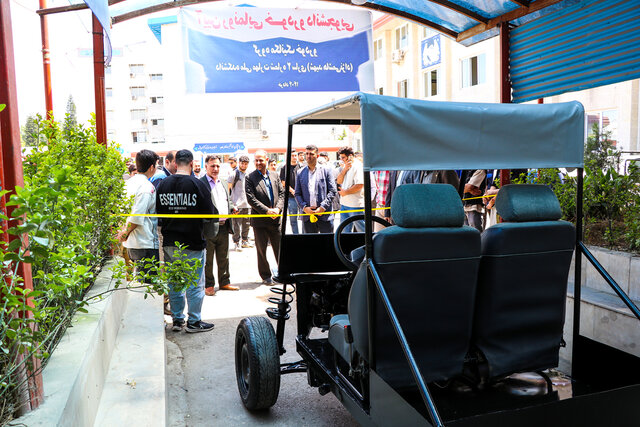 رونمایی از مینیخودرو شهری در دانشکده ملی مهارت شماره ۲ ساری