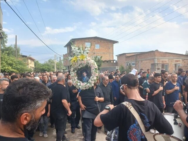 پیکر هنرمند عکاس شاخص مازندرانی باحضور اهالی رسانه به خاک سپرده شد