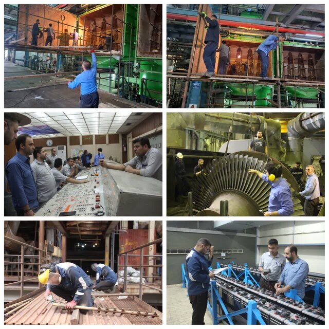 توان تولید دو واحد بخار نیروگاه نکا بیش از ۱۰۰ مگاوات افزایش یافت