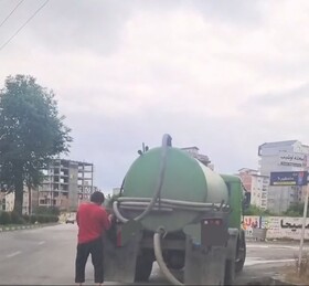 رهاسازی فاضلاب در کانال‌های شهری بابل+ فیلم