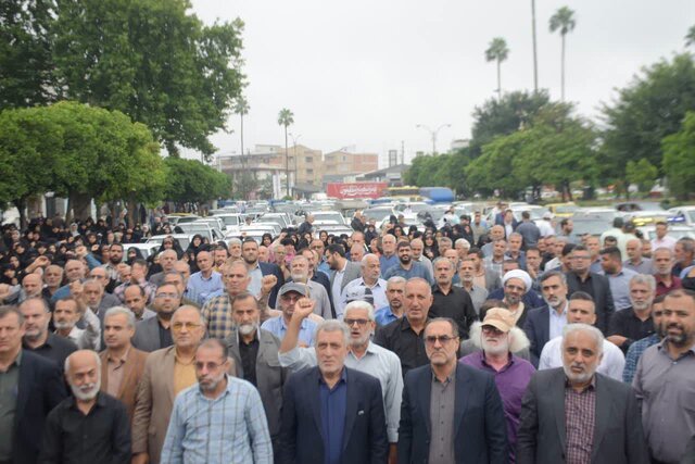 پیکر مطهر شهید نخبه ذاکریان و خانوادهای در امیرکلا بابل تشییع شدند