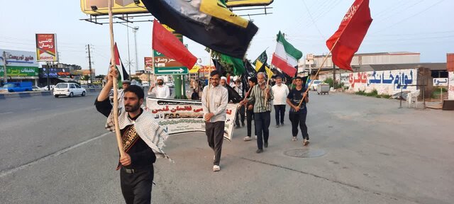 توقف کاروان مردمی « از خراسان تا فلسطین» در پایتخت علویان