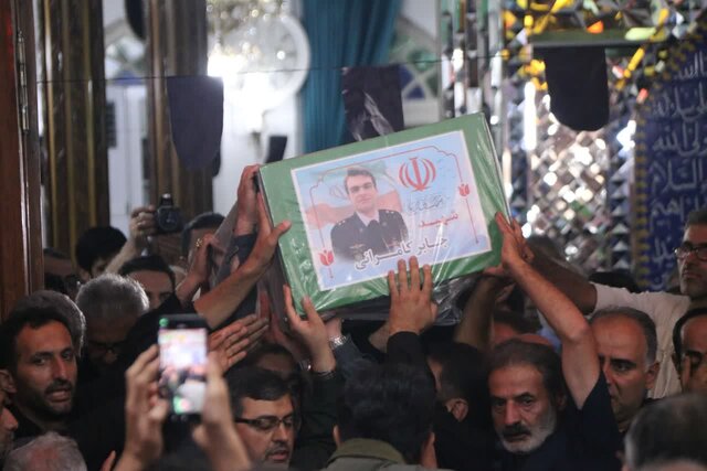 شب وداع دومین شهید آملی؛ عزت و اقتدار ایران با طنین «مرگ براسرائیل»