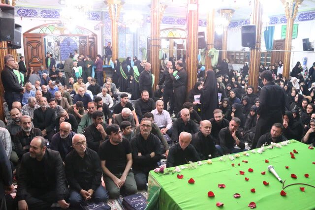 شب وداع دومین شهید آملی؛ عزت و اقتدار ایران با طنین «مرگ براسرائیل»