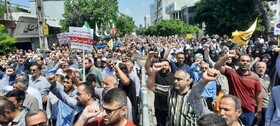 خروش آملی‌ها در محکومیت تجاوز صهیونیست‌ها و یاوه‌گویی آمریکایی‌ها