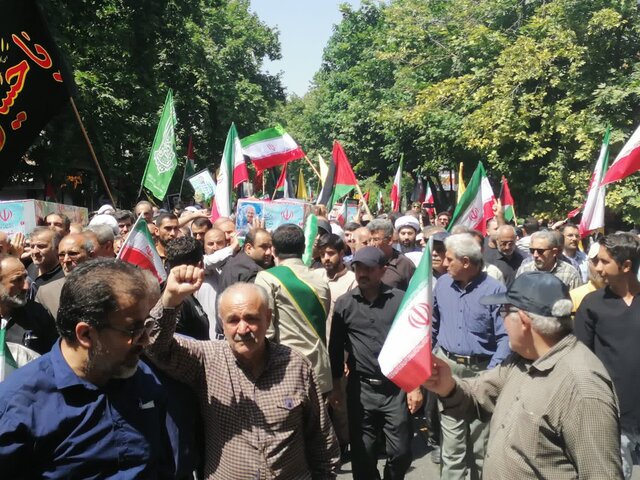 ۵ شهید راه قدس بر دستان مردم ساری تشییع شدند