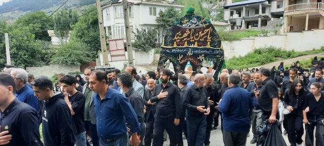 ارادت آملی‌ها به سنت معنوی «نخل گردانی» تاسوعای حسینی