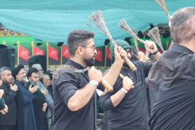 محمودآباد غرق در ماتم عاشورای حسینی