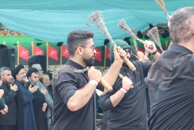 محمودآباد غرق در ماتم عاشورای حسینی