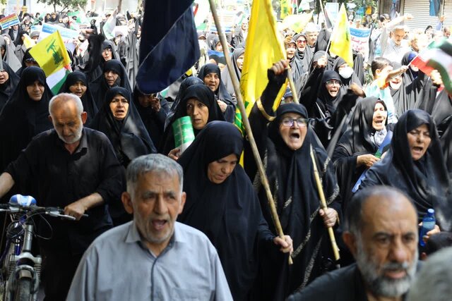 راهپیمایی جمعه‌های «خشم و نصر» در مازندران برگزار شد