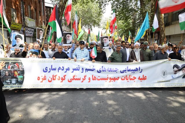 راهپیمایی جمعه‌های «خشم و نصر» در مازندران برگزار شد