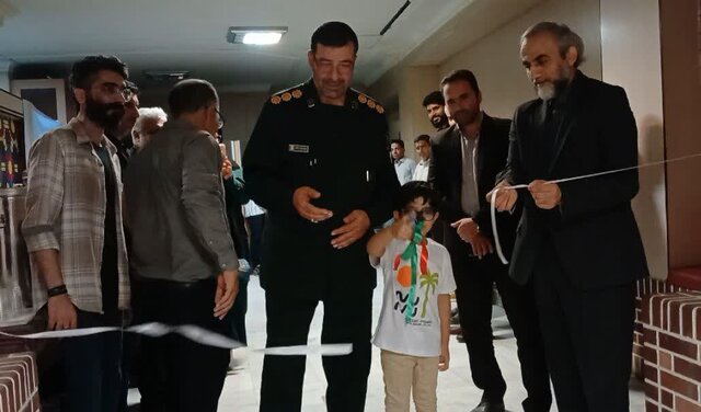 نمایشگاه «ایران جان» با ۷۴ اثر هنری در ساری گشایش یافت