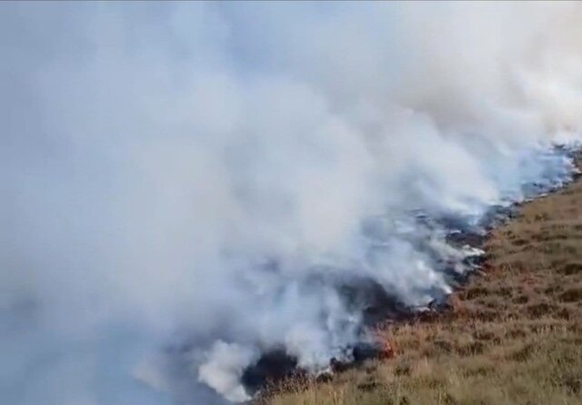 آتش سوزی در مراتع منطقه بلده نور مهار شد