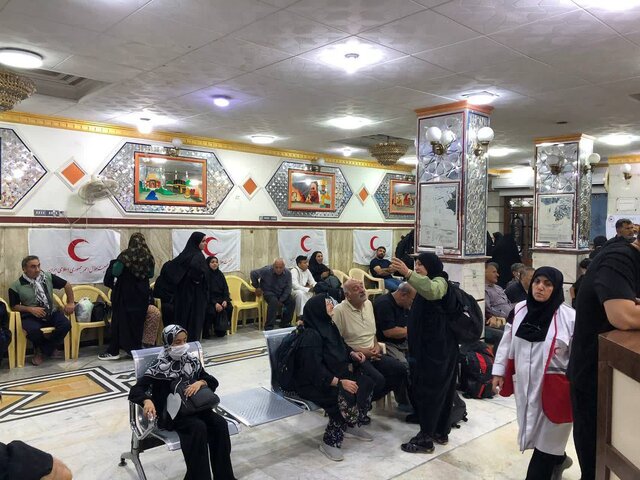 خدمت رسانی هلال احمر مازندران به بیش از ۱۳ هزار زائر اربعین حسینی