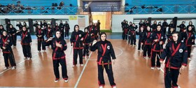 شرکت بانوان سراسر کشور در دوره ارتقاء فنی و آزمون دان هاپکیدو GHA در آمل ‌
