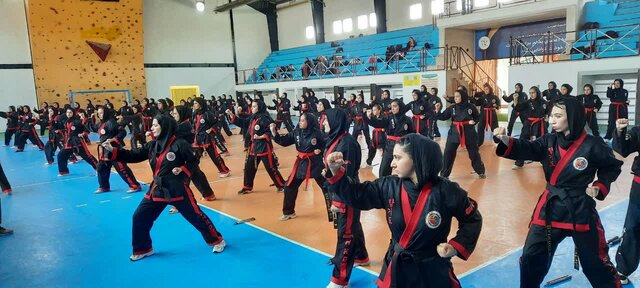 بانوان سراسر کشور در دوره ارتقا فنی و آزمون دان هاپکیدو GHA درآمل شرکت کردند