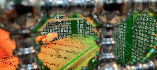 ضریح جدید امامزاده ابراهیم(ع) آمل رونمایی شد