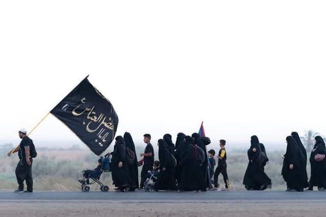 عکس از غزاله شعبانی سرخنی پیادهروی اربعین؛ سفری که با پای دل آغاز میشود