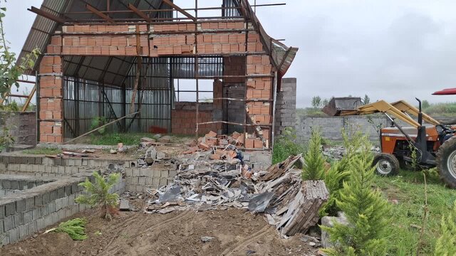 قلع و قمع ۵۹ قطعه تغییر کاربری غیرمجاز در محمودآباد