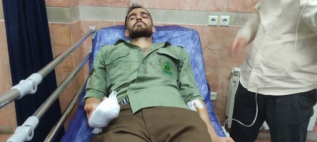 مامور منابع طبیعی بابل از سوی متصرف اراضی ملی با بیل مورد حمله قرار گرفت