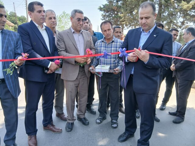 افتتاح طرح هادی روستای حاجی‌کلا گتاب بابل در هفته دولت