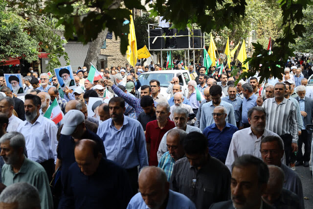 راهپیمایی جمعه‌های «خشم و نصر» در مازندران برگزار شد