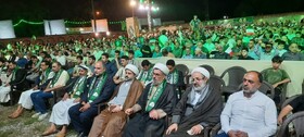 طنین «یا محمد رسول الله" در دورهمی ۷ هزار نفری آملی‌ها و یمنی‌ها در بقعه ناصرالحق آمل
