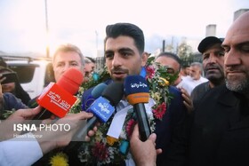 کاپیتان تیم ملی کشتی فرنگی از حمایت‌های محبت آمیز مردم قدردانی کرد