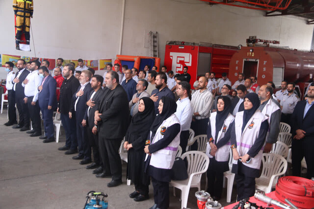 افتتاح دو طرح خدماتی و ورزشی شهرداری آمل همزمان با روز ملی آتشنشانی