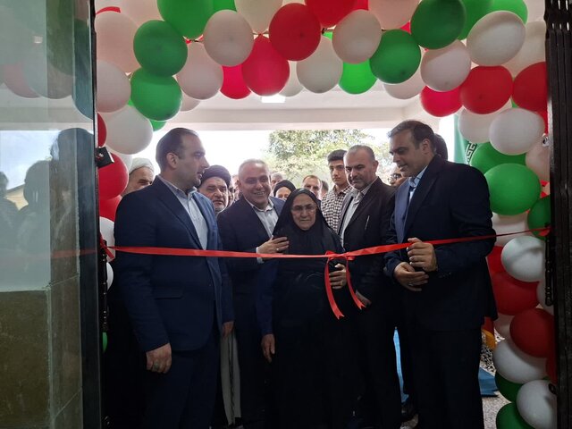 مدرسه ۶ کلاسه خیرساز در روستای «اسرم» شهرستان میاندورود افتتاح شد