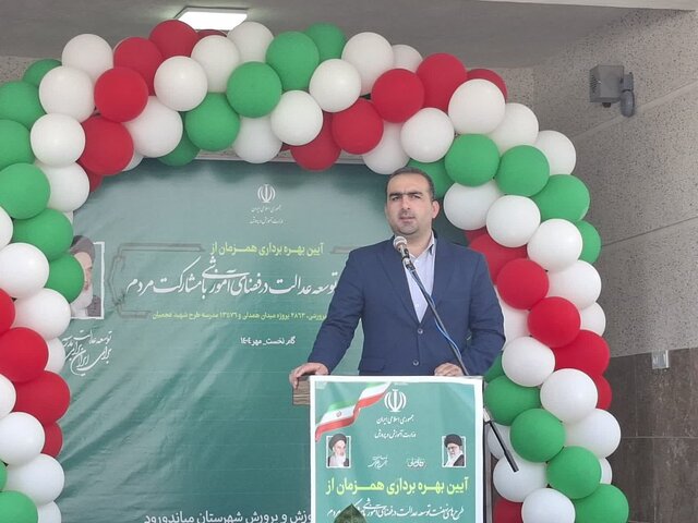 مدرسه ۶ کلاسه خیرساز در روستای اسرم شهرستان میاندورود افتتاح شد