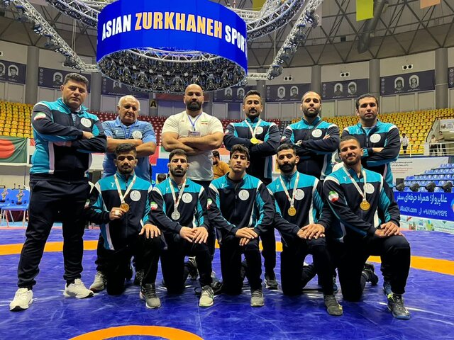 تیم ملی کشتی پهلوانی ایران با کادر فنی مازندرانی جام قهرمانی آسیا را کسب کرد