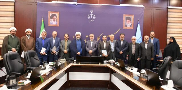 مراسم تحلیف ۱۴ عضو جدید هیات منصفه دادگاه مطبوعات استان مازندران برگزار شد