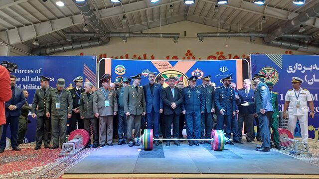 نخستین دوره مسابقات وزنه‌برداری ارتش‌های جهان در بابلسر شروع شد