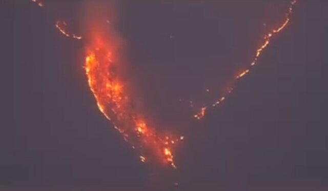 استاندار مازندران: آتشسوزی جنگلهای الیت در حال مهار است