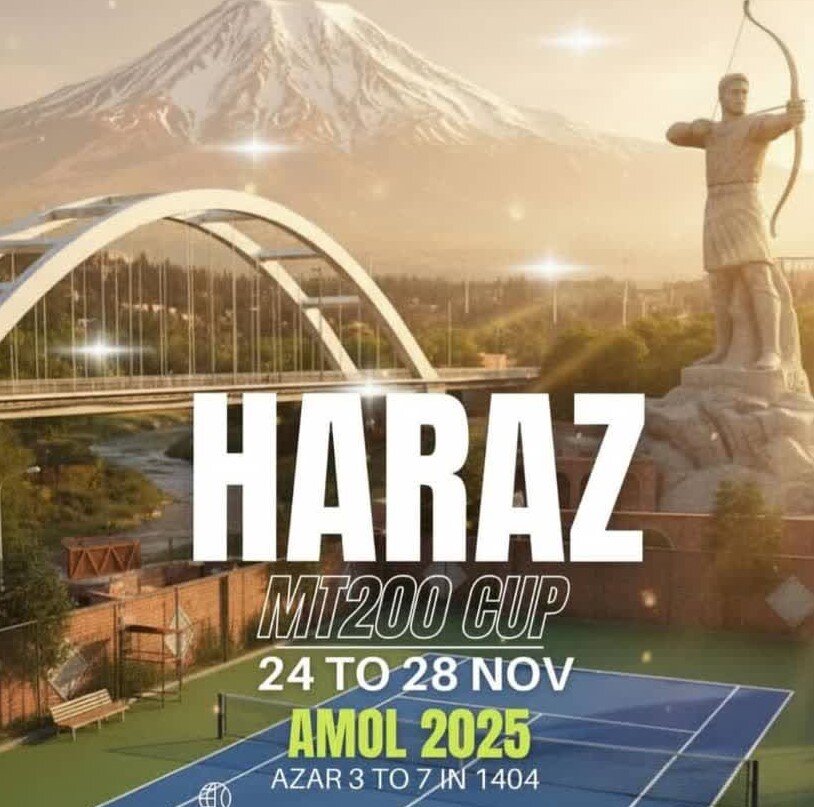 حضور۱۳۷ تنیسور از کشورهای آسیایی و اروپایی برای مسابقات بین‌المللی تنیس هرازکاپ آمل