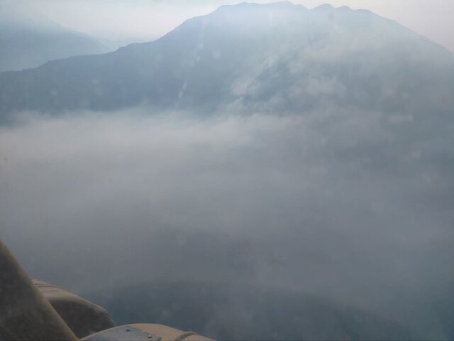 استفاده از پهپاد برای پایش دقیق آتش‌سوزی جنگل‌های الیت مرزن‌آباد 