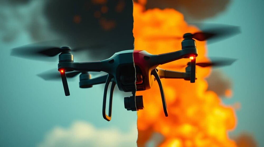 استفاده از پهپاد برای پایش دقیق آتشسوزی جنگلهای الیت مرزنآباد