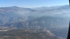  ۸۰ درصد آتش‌سوزی جنگل‌های الیت تحت کنترل است